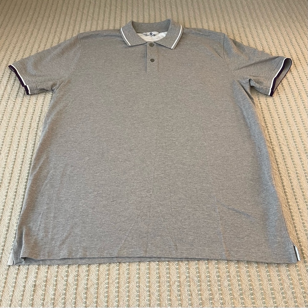 BMW - Men’s Polo Style Grey Shirt - Short Sleeves - Size: XXXL